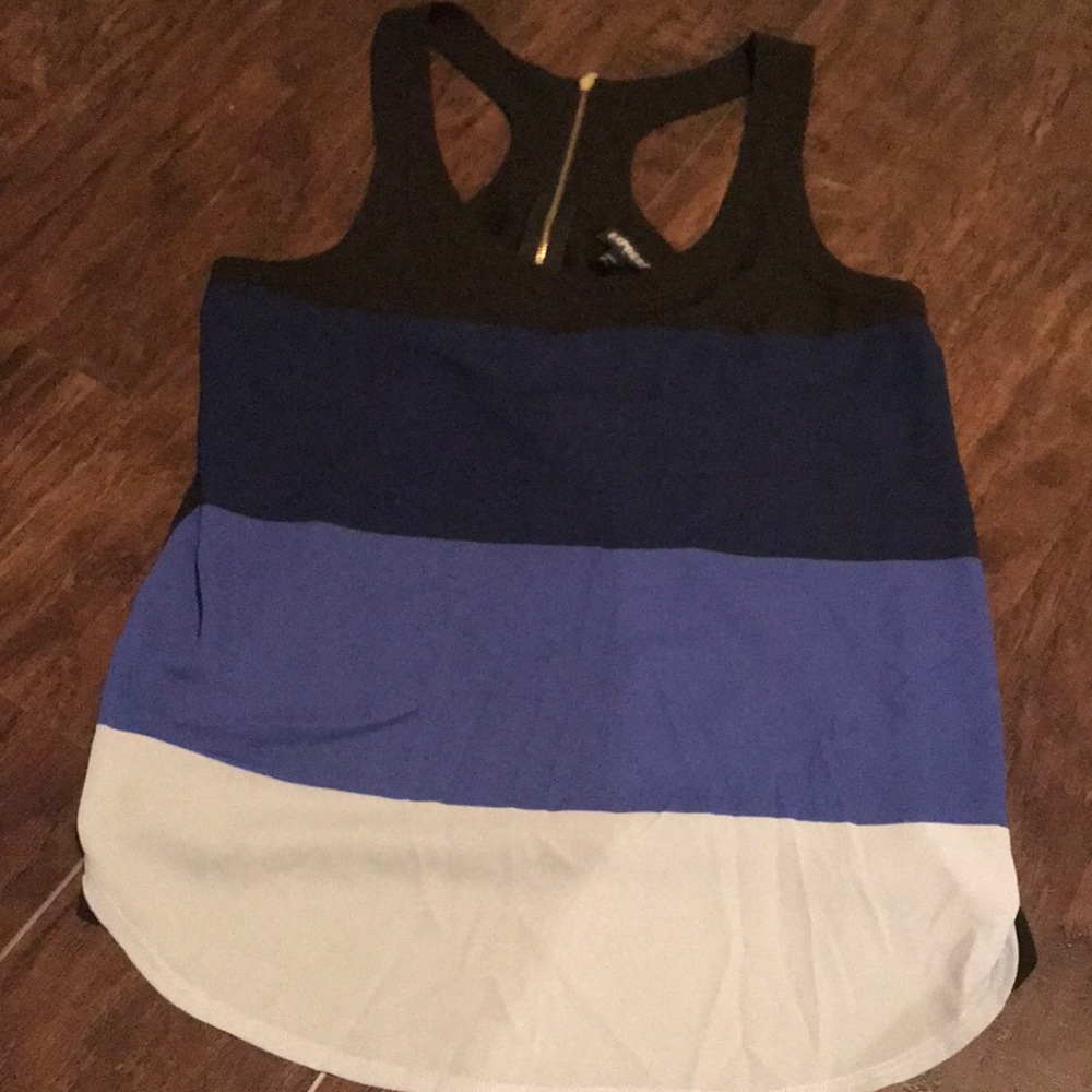 Blue Striped Tank